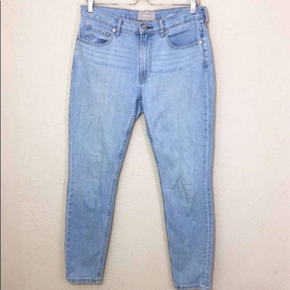 Everlane High Rise Skinny Jeans Light Wash Size 30